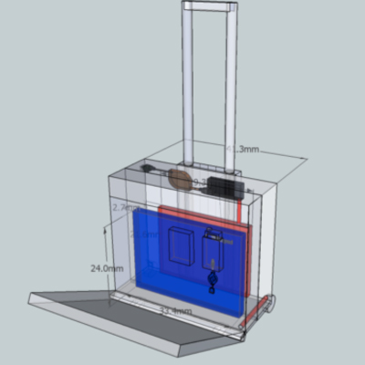 Product Drawing in Google Sketch | Front