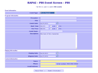 Interactive Data Entry Form | University of Pittsburgh, Spring 2004